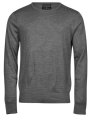 Heren Trui Tee Jays 6000 Grey Melange